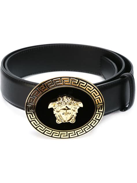 versace belt with medusa head buckle replica|versace medusa belt all black.